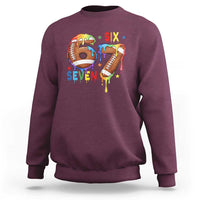 Funny American Football Sweatshirt 67 Viral Gen Alpha Slang Gift
