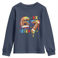 Funny American Football Youth Sweatshirt 67 Viral Gen Alpha Slang Gift