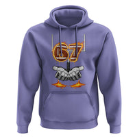 American Football Six Seven Meme Hoodie Fire Flame Drip - Wonder Print Shop