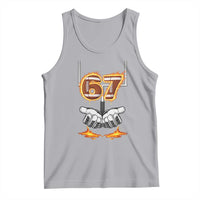 American Football Six Seven Meme Tank Top Fire Flame Drip - Wonder Print Shop