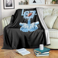 Cool Ice Effect 67 Meme Throw Blanket Funny American Football - Wonder Print Shop