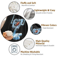 Cool Ice Effect 67 Meme Throw Blanket Funny American Football - Wonder Print Shop