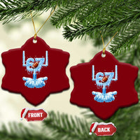 Cool Ice Effect 67 Meme Ceramic Ornament Funny American Football - Wonder Print Shop