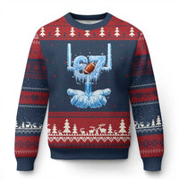 Cool Ice Effect 67 Meme Ugly Christmas Sweater Funny American Football - Wonder Print Shop