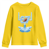 Cool Ice Effect 67 Meme Youth Sweatshirt Funny American Football - Wonder Print Shop