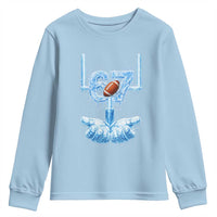 Cool Ice Effect 67 Meme Youth Sweatshirt Funny American Football - Wonder Print Shop
