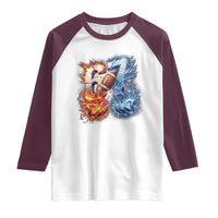 American Football Six Seven Meme Raglan Shirt Funny Gen Alpha Slang Gift