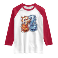 American Football Six Seven Meme Raglan Shirt Funny Gen Alpha Slang Gift