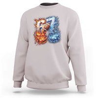 American Football Six Seven Meme Sweatshirt Funny Gen Alpha Slang Gift