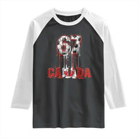 Funny Canada Soccer 67 Meme Raglan Shirt Canadian Soccer Lovers