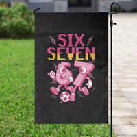 Funny Gen Z Alpha Gift Garden Flag Six Seven Meme Soccer Lover