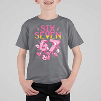 Funny Gen Z Alpha Gift T Shirt For Kid Six Seven Meme Soccer Lover