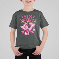 Funny Gen Z Alpha Gift T Shirt For Kid Six Seven Meme Soccer Lover
