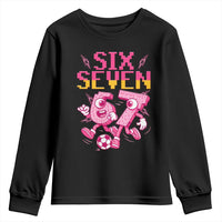 Funny Gen Z Alpha Gift Youth Sweatshirt Six Seven Meme Soccer Lover
