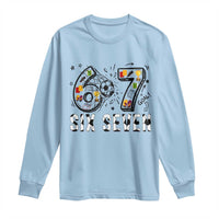 Six Seven Meme Soccer Lover Long Sleeve Shirt Funny Gift For Gen Z