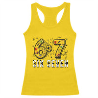 Six Seven Meme Soccer Lover Racerback Tank Top Funny Gift For Gen Z