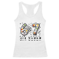 Six Seven Meme Soccer Lover Racerback Tank Top Funny Gift For Gen Z