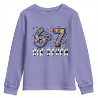 Six Seven Meme Soccer Lover Youth Sweatshirt Funny Gift For Gen Z