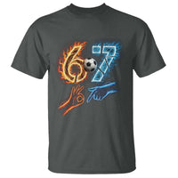 Funny Soccer Lover T Shirt Six Seven Meme Trending Gift