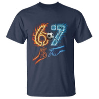 Funny Soccer Lover T Shirt Six Seven Meme Trending Gift