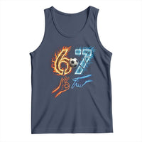 Funny Soccer Lover Tank Top Six Seven Meme Trending Gift