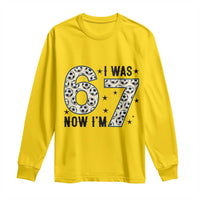 Funny Soccer Long Sleeve Shirt I Was 6 Now I Am 7 Meme