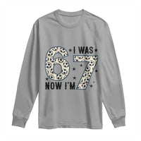 Funny Soccer Long Sleeve Shirt I Was 6 Now I Am 7 Meme
