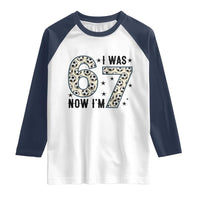 Funny Soccer Raglan Shirt I Was 6 Now I Am 7 Meme