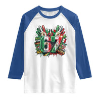 Funny Mexico Soccer Raglan Shirt Six Seven Meme Trending Gift