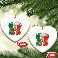 Mexico Soccer Fan Ceramic Ornament Funny 67 Viral Gen Alpha Slang Gift