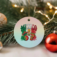 Mexico Soccer Fan Ceramic Ornament Funny 67 Viral Gen Alpha Slang Gift