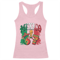 Mexico Soccer Fan Racerback Tank Top Funny 67 Viral Gen Alpha Slang Gift