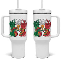 Mexico Soccer Fan Tumbler With Handle Funny 67 Viral Gen Alpha Slang Gift