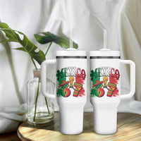 Mexico Soccer Fan Tumbler With Handle Funny 67 Viral Gen Alpha Slang Gift