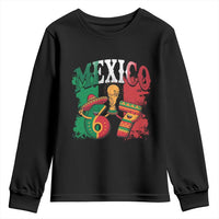 Mexico Soccer Fan Youth Sweatshirt Funny 67 Viral Gen Alpha Slang Gift
