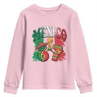 Mexico Soccer Fan Youth Sweatshirt Funny 67 Viral Gen Alpha Slang Gift