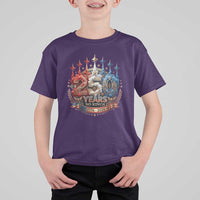 250 Years No Kings T Shirt For Kid Patriotic Independence Anniversary