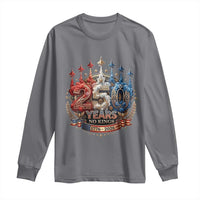 250 Years No Kings Long Sleeve Shirt Patriotic Independence Anniversary