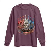 250 Years No Kings Long Sleeve Shirt Patriotic Independence Anniversary