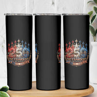 250 Years No Kings Skinny Tumbler Patriotic Independence Anniversary