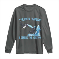 The Loon Platoon Defend The North Long Sleeve Shirt Minnesota Rebel Loon Resist