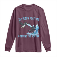 The Loon Platoon Defend The North Long Sleeve Shirt Minnesota Rebel Loon Resist