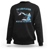 The Loon Platoon Defend The North Sweatshirt Minnesota Rebel Loon Resist