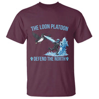 The Loon Platoon Defend The North T Shirt Minnesota Rebel Loon Resist