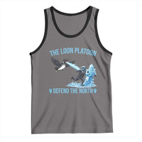 The Loon Platoon Defend The North Tank Top Minnesota Rebel Loon Resist