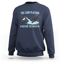 The Loon Platoon Defend The North Sweatshirt Minnesota State Bird Rebel