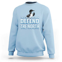 The Loon Platoon Defend The North Sweatshirt MN State Bird Loon Resistance