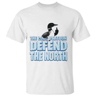 The Loon Platoon Defend The North T Shirt MN State Bird Loon Resistance