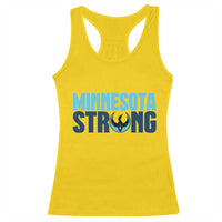MN State Bird Loon Racerback Tank Top Minnesota Strong Pride