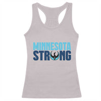 MN State Bird Loon Racerback Tank Top Minnesota Strong Pride